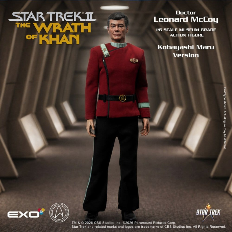 Star Trek II: The Wrath of Khan Action Figure 1/6 Dr. Leonard McCoy Kobayashi Maru Version 30 cm 2