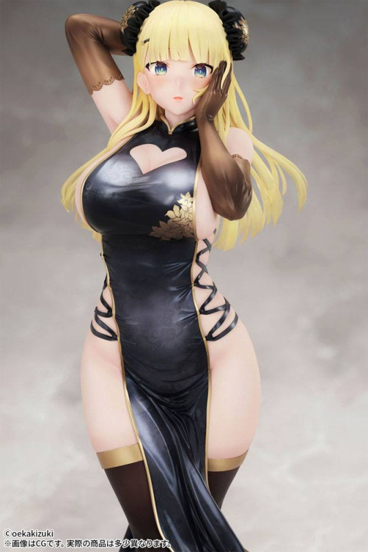Original Character Statue 1/7 China Girl Black Ver. Illustrated by Oekakizuki 20 cm 14
