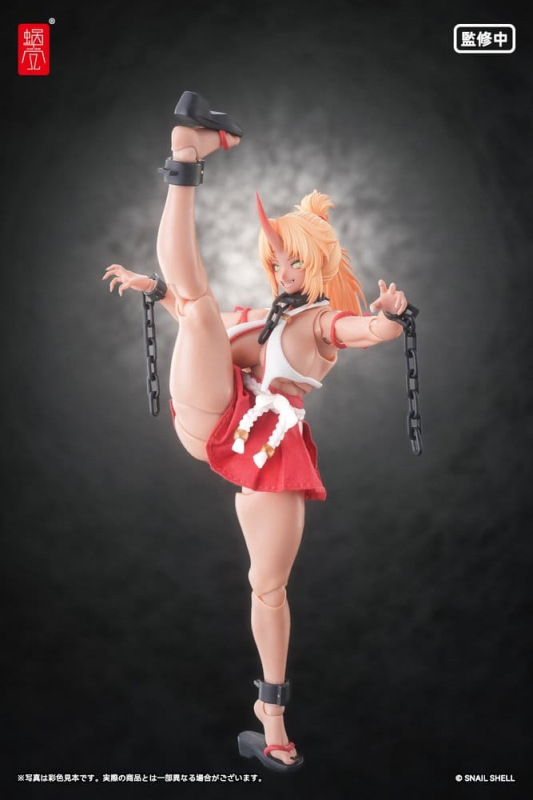 Original Character Action Figure 1/12 RPGEX-08 Oni Miko Second Daughter Momiji 17 cm 4