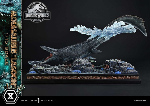 Jurassic World Legacy Museum Collection Statue 1/15 Mosasaurus "Lagoon" Bonus Version 57 cm 8