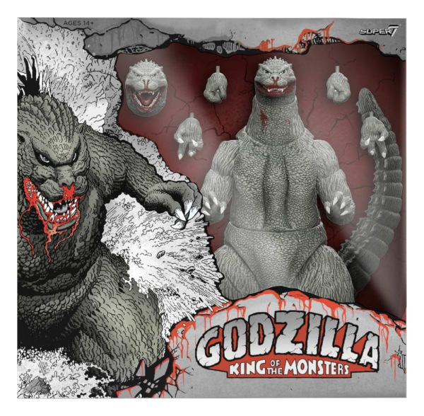 Godzilla (1989) Toho Ultimates Action Figure - Godzilla (Greyscale Comic Book - Thirsty for Blood) 2