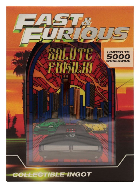 Fast & Furious Ingot Stained Glass Style Metal 4