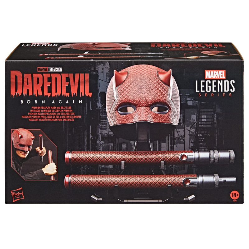 Daredevil: Born Again Premium Roleplay Mask and Billy Club 8