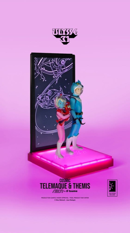Ulysse 31 Neon Figure 1/9 Telemachus & Themis Cosmic Version 20 cm 5