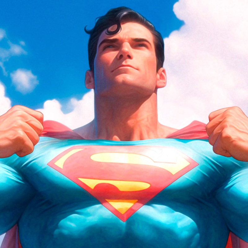 DC Comics Art Print Justice League Trinity: Superman 61 x 41 cm - unframed 2