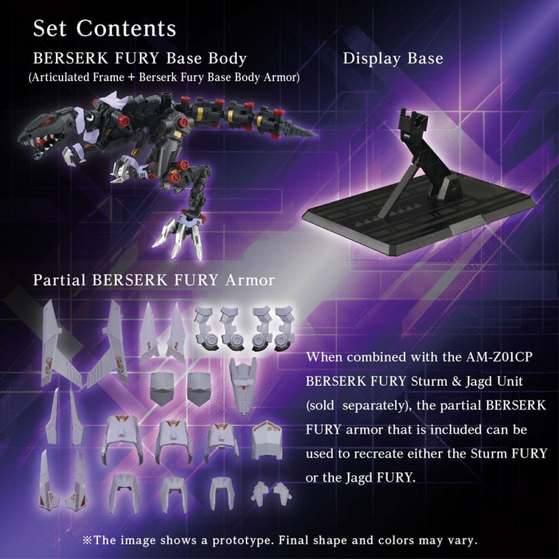 Zoids Plastic Model Kit AM-Z01EX Berserk Fury (Elementary Body) 5