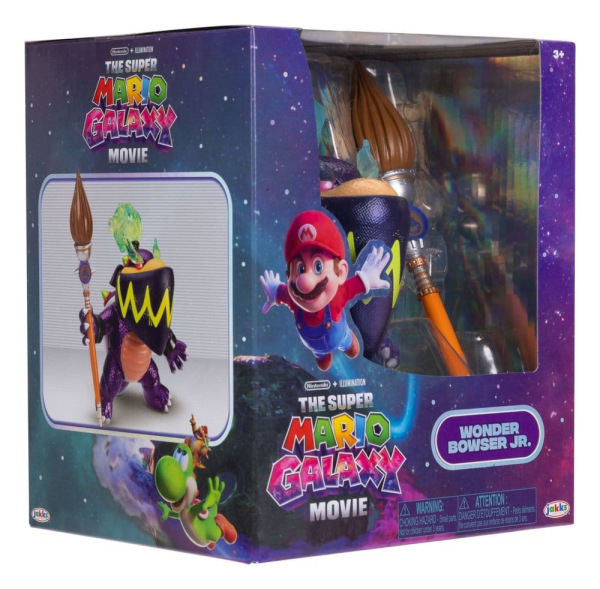 The Super Mario Galaxy Movie Action Figure Wonder Bowser Jr. 13 cm 4