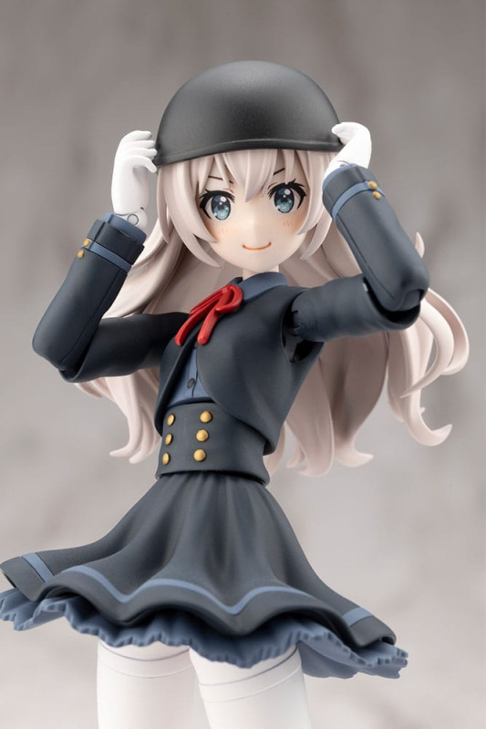 Sousai Shojo Teien Plastic Model Kit 1/10 Emma Koishikawa Nocturne with Honda AB12 Motocompo 14 cm 7