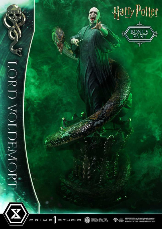 Harry Potter Real Elite Masterline Series Statue 1/4 Lord Voldemort Bonus Version 83 cm 3
