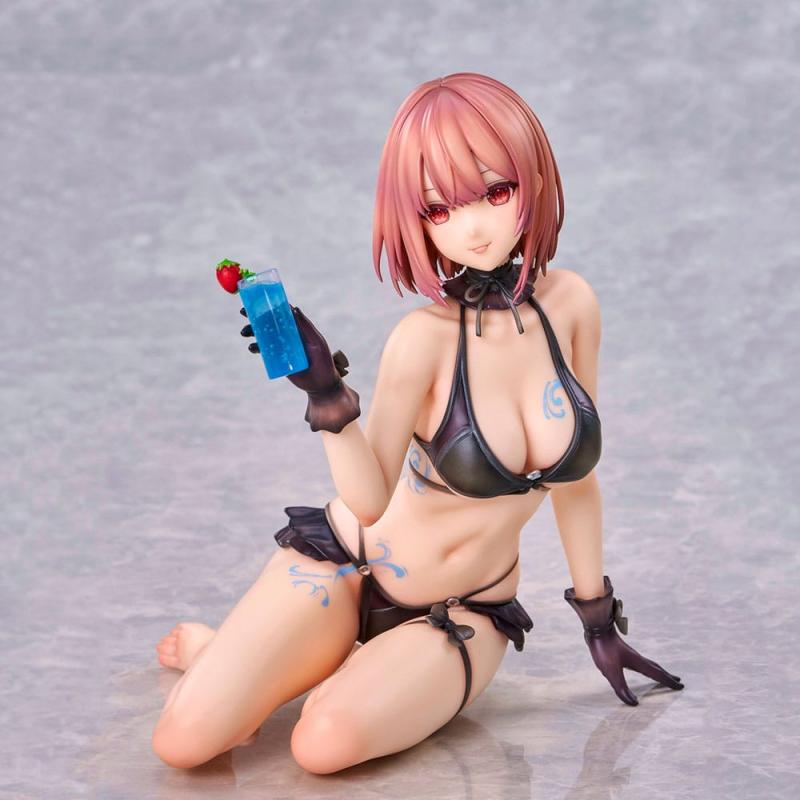 Original Character PVC Statue necömi Illustration One more drink for the vacation 13 cm