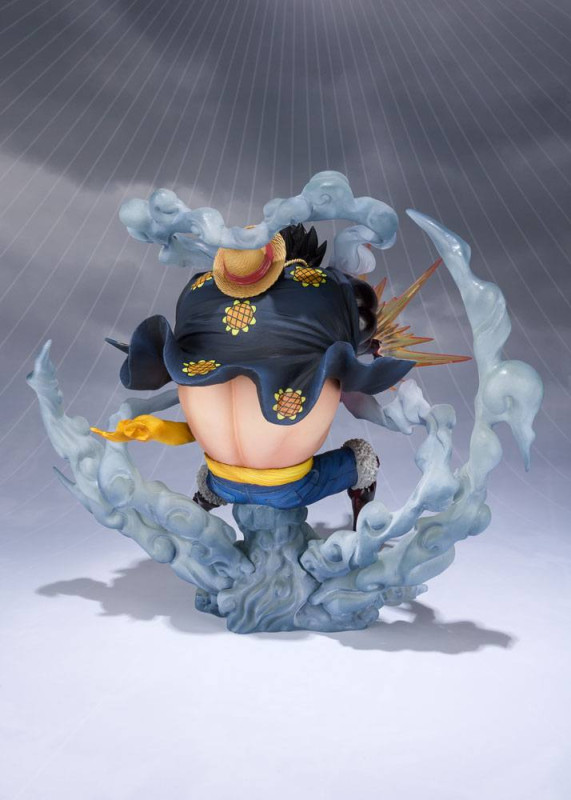 One Piece FiguartsZERO PVC Statue Monkey D. Luffy Gear 4 Leo Bazooka Reissue 18 cm 3