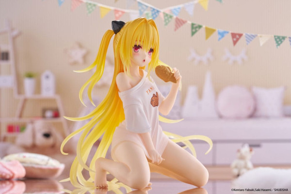 To Love-Ru Darkness PVC Statue Desktop Cute Figure Golden Darkness Roomwear Ver. 13 cm 2
