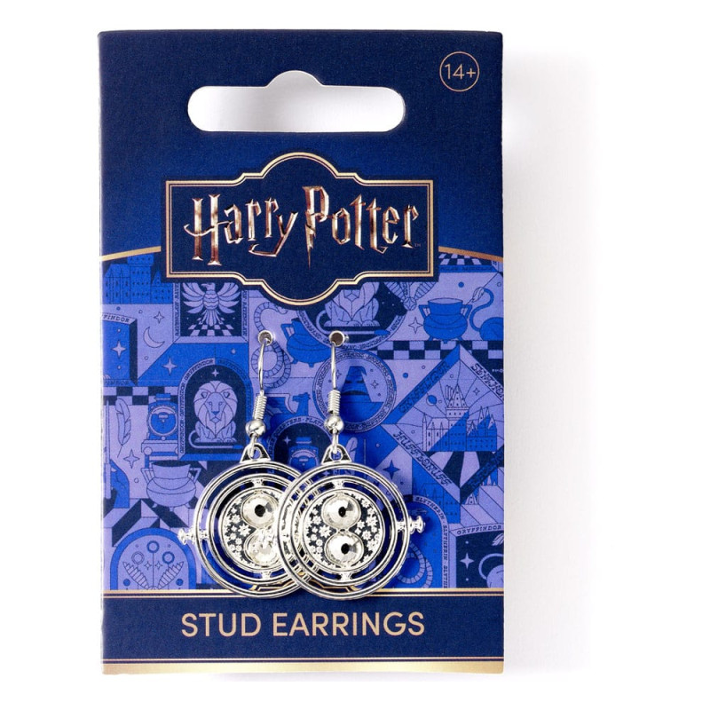 Harry Potter Earrings Time Turner (Silver Tone) 1