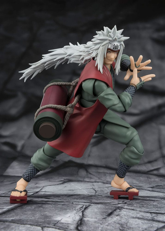 Naruto S.H.Figuarts Action Figure Jiraiya Hidden Leaf Heroic Master Sage (Sage Mode Set) 17 cm 1