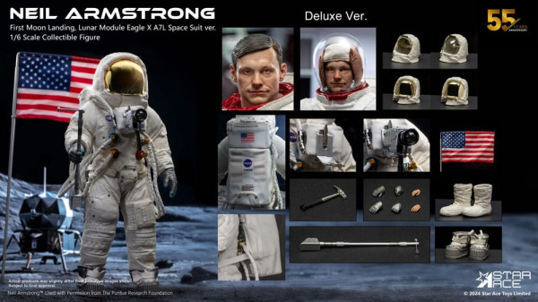 Neil Armstrong Action Figure 1/6 Neil Armstrong Deluxe Version 30 cm 14