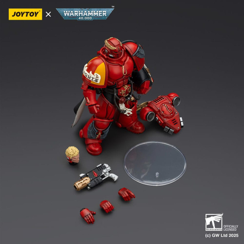 Warhammer 40,000: Combat Patrol Blood Angels Action Figure Captain with Inferno Pistol & Power Fist 6