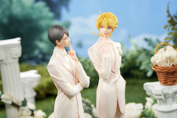 Doukyusei PVC Statues 2-Pack 1/7 Hikaru Kusakabe & Licht Sajo: Wedding Ver. 24 cm 13