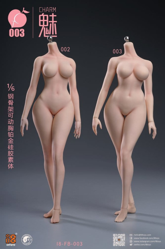 Original Character Silicone Body 1/6 "Charm" Steel-Frame Platinum Non-Articulated Breasts 6