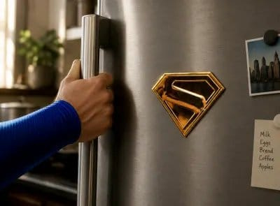 Superman Gold Shield Replica Magnet 6