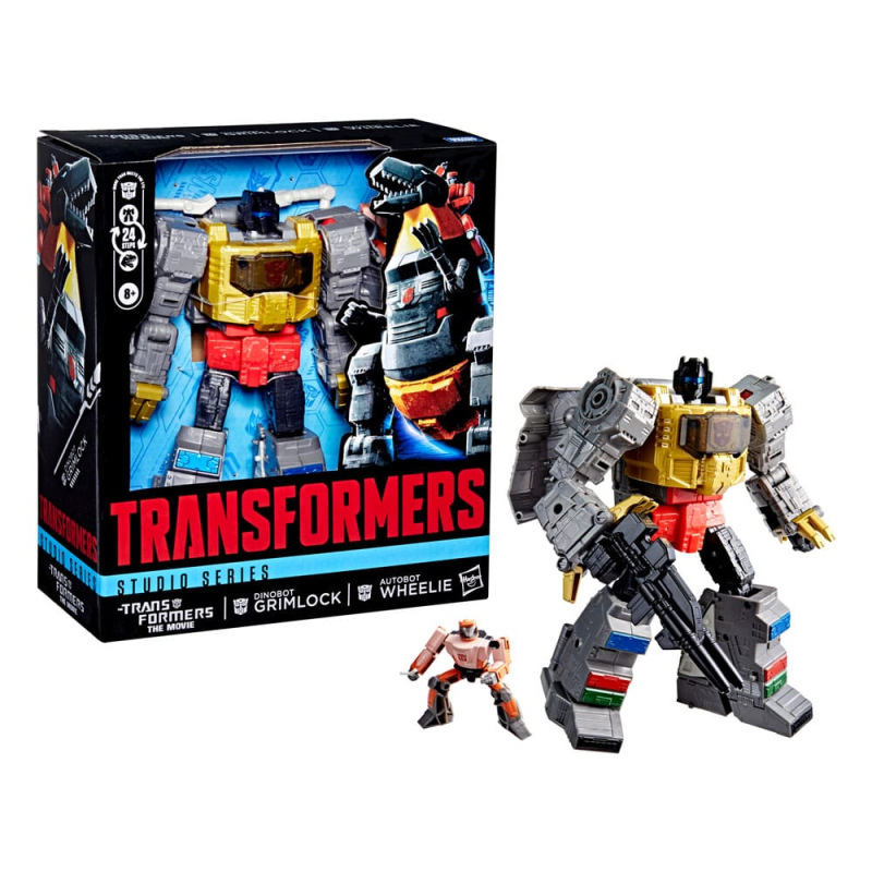 The Transformers: The Movie Studio Series Leader Class Action Figure Dinobot Grimlock & Autobot Whee 2