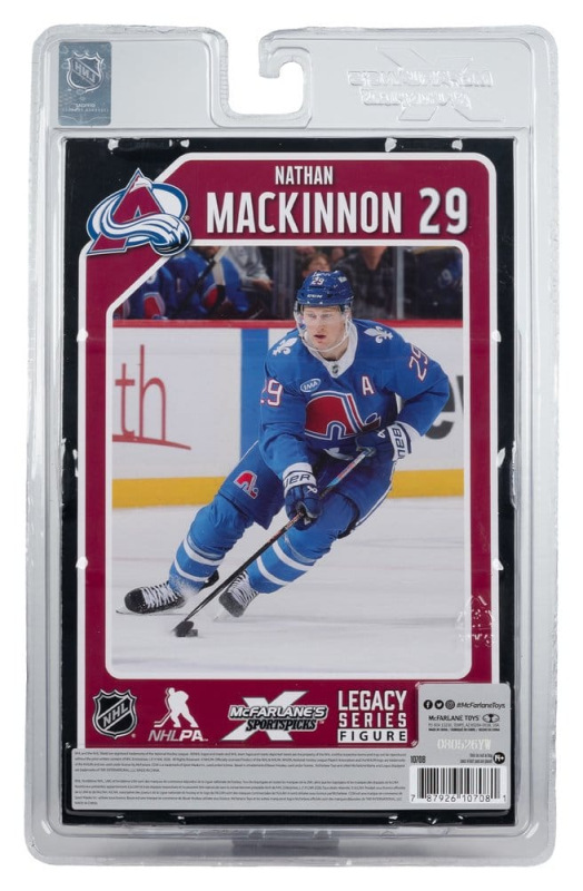 NHL McFarlane SportsPicks Action Figure Nathan MacKinnon (Quebec Nordiques Retro) 18 cm 4