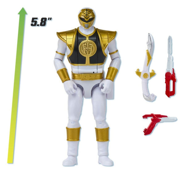 Power Rangers Auto-Morphin Action Figure White Ranger 15 cm 2