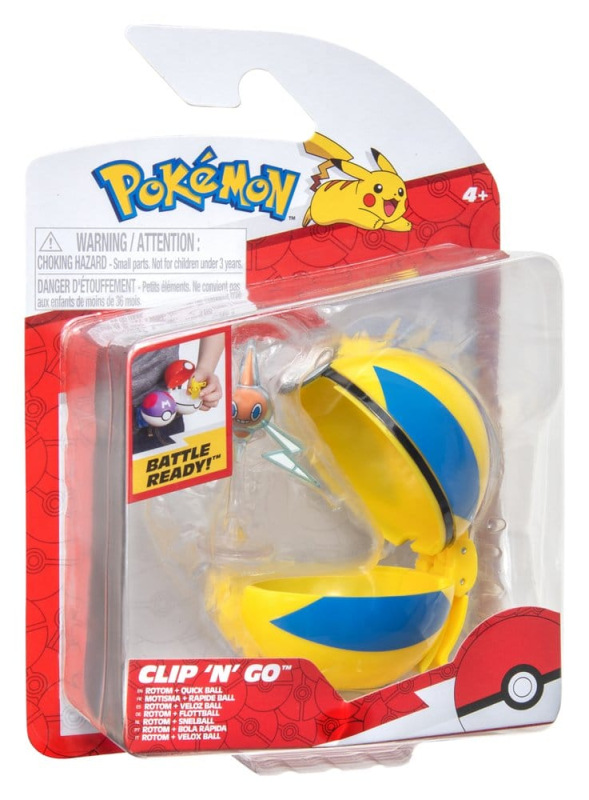 Pokémon Clip 'n' Go Action Figure Wave 21 Rotom & Quick Ball 6