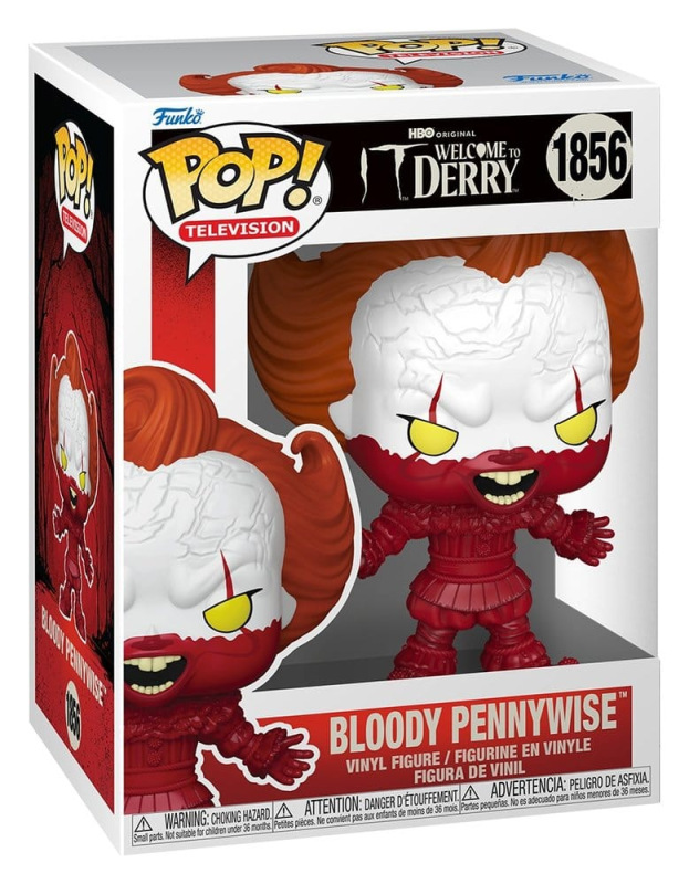 It: Welcome to Derry POP! Television Vinyl Figure Bloody Pennywise 9 cm 1