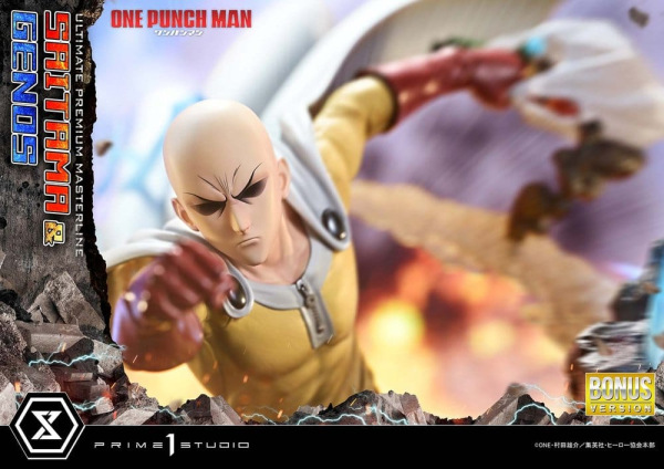 One-Punch Man Premium Masterline Series Statue 1/4 Saitama & Genos DX Bonus Version 73 cm 5
