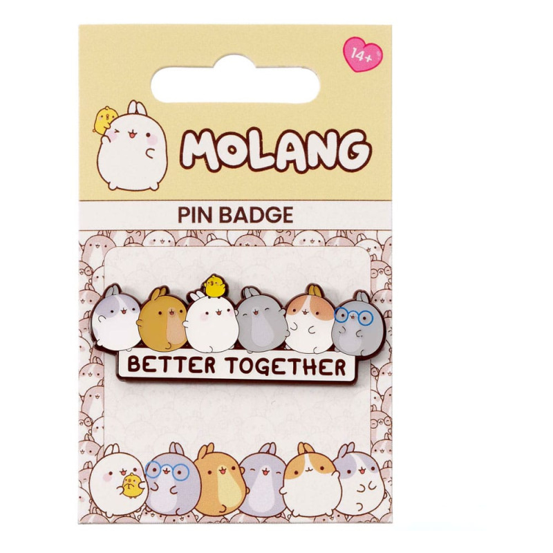 Molang Pin Badge Better Together 2
