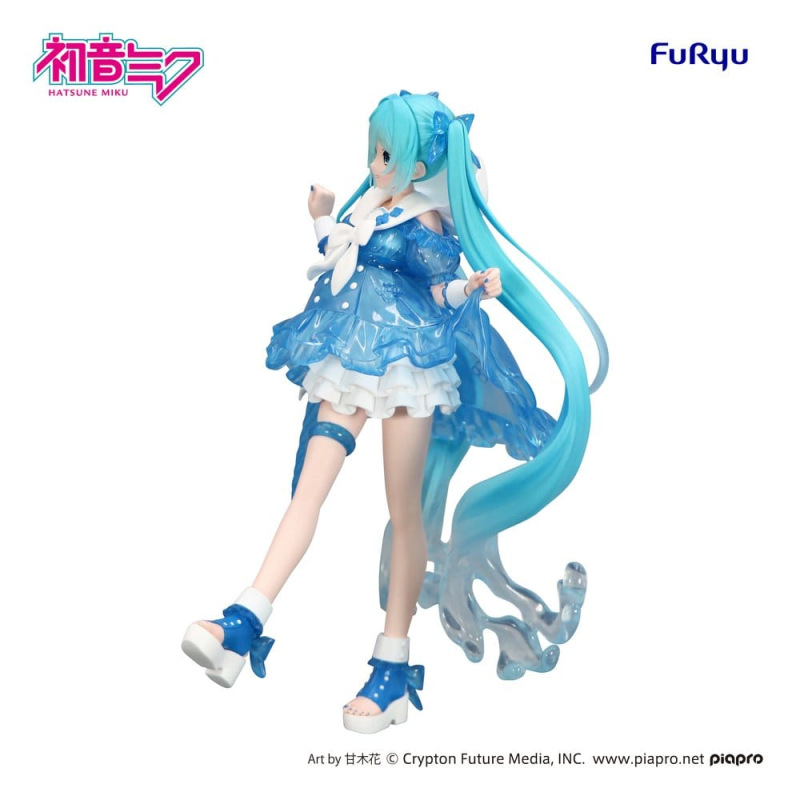 Hatsune Miku Trio-Try-iT PVC Statue Miku Rainy Dance 19 cm 6