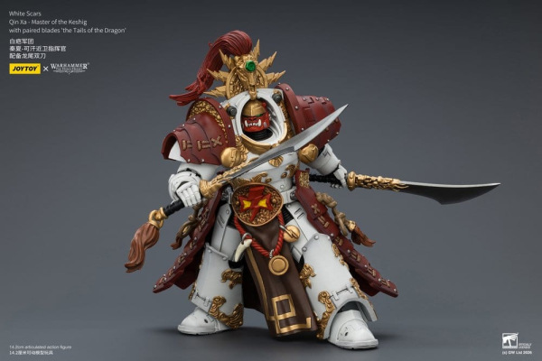 Warhammer The Horus Heresy Action Figure White Scars Qin Xa - Master of the Keshig 14 cm 6