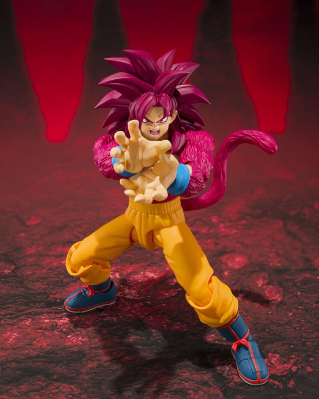 Dragon Ball S.H. Figuarts Action Figure Super Saiyan 4 Son Goku -Daima- 15 cm 4
