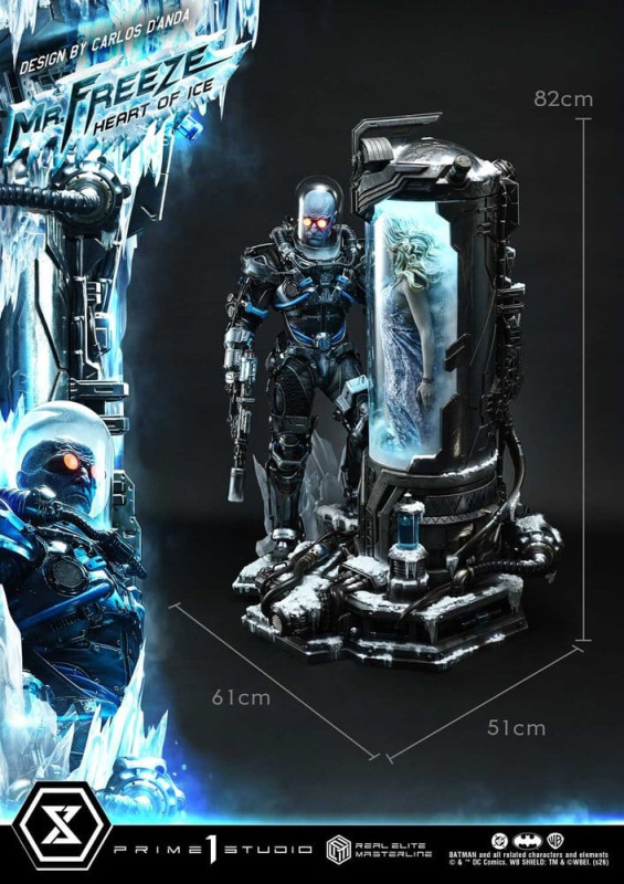 DC Comics Real Elite Masterline Series Statue 1/3 Batman (Comics) Mr. Freeze Heart of Ice (Design by 11