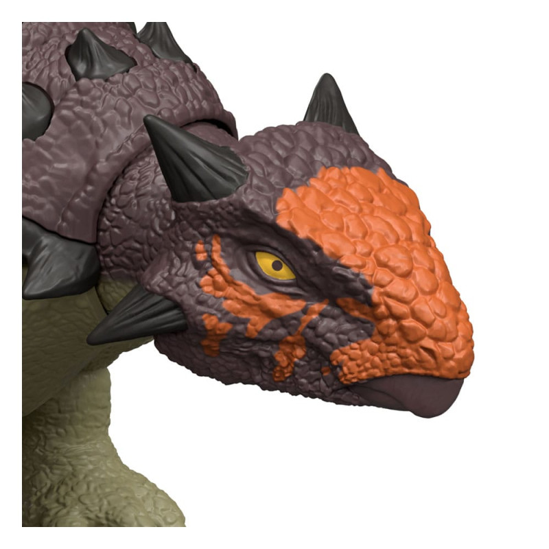 Jurassic World Rebirth Action Figure with Sound Wild Roar Ankylosaurus 7 cm 2