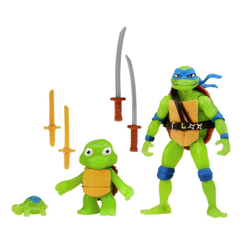 Teenage Mutant Ninja Turtles: Mutant Mayhem Action Figure 3-Pack Evolution Raphael & Leonardo Assort 2