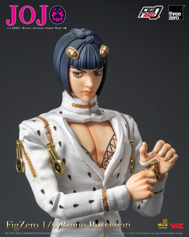 Jojo's Bizarre Adventure: Golden Wind FigZero Action Figure 1/6 Bruno Bucciarati 31 cm 4