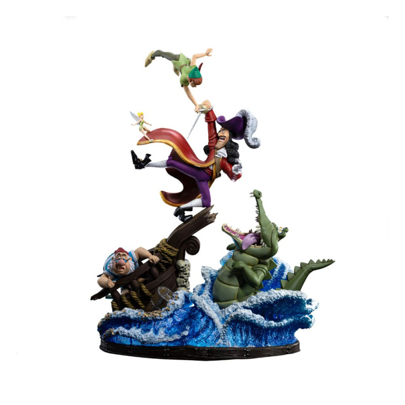 Disney Deluxe Art Scale Statue 1/10 Peter Pan vs. Hook 42 cm 1