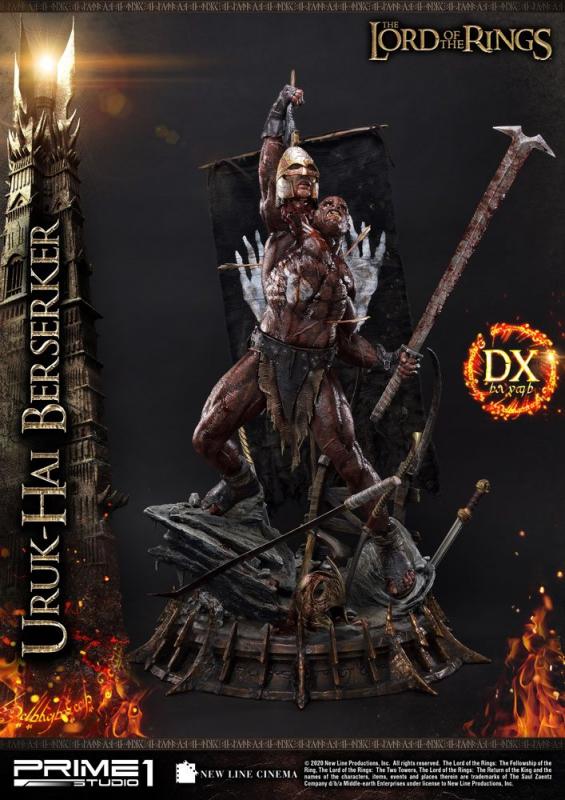 Lord of the Rings Statue 1/4 Uruk-Hai Berserker Deluxe Version 93 cm