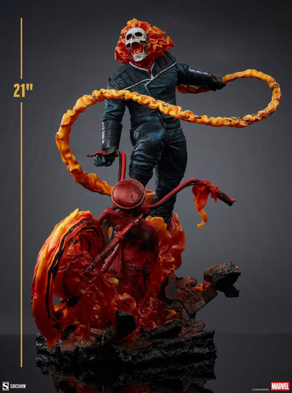 Marvel Premium Format Statue Ghost Rider (Classic Variant) 53 cm 8