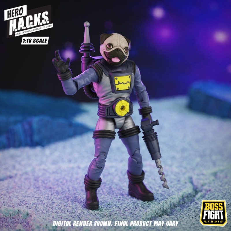 Hero H.A.C.K.S. Core Action Figure 1/18 Heroes and Villains Wave 1 Zarko Resources Inc.: Galactic Pr 1