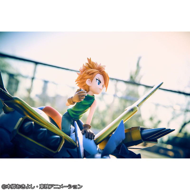 Digimon Adventure Precious G.E.M. Series PVC Statue Metal Garurumon & Ishida Yamato 30 cm 6