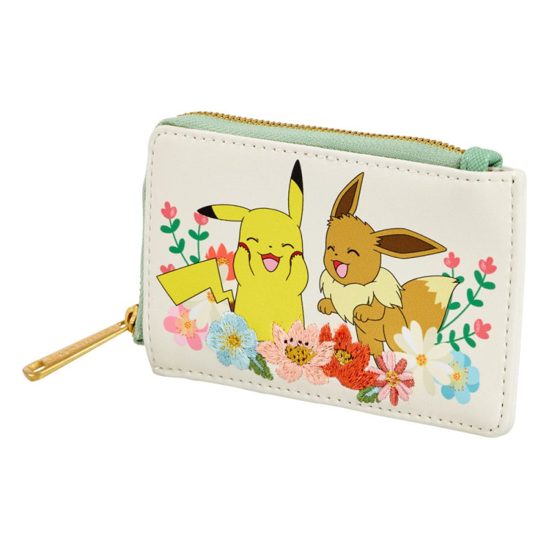 Pokemon by Loungefly Wallet Pikachu & Eevee Floral 1