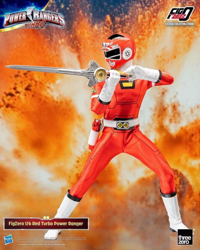 Power Rangers Turbo FigZero Action Figure 1/6 Red Turbo Power Ranger 30 cm