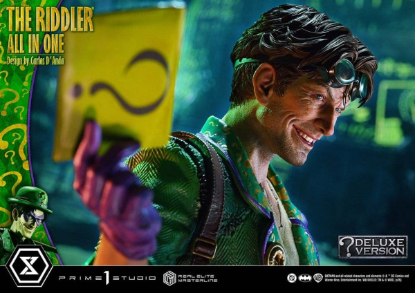 DC Comics Real Elite Masterline Series Statue 1/3 The Riddler All In One (Design by Carlos D'Anda) D 7