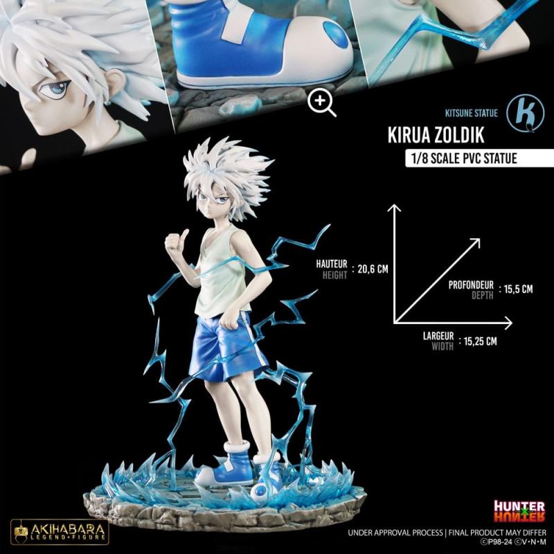 Hunter × Hunter Akihabara Legend Figure PVC Statue 1/8 Kirua (God Speed Mode) 21 cm