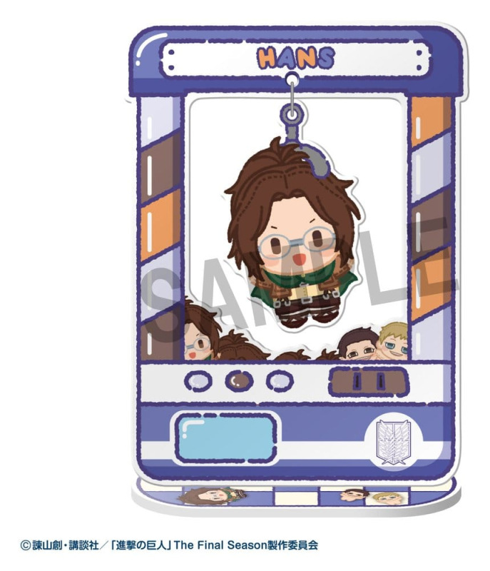 Attack on Titan Acrylic Figure Chara Catcher 9 cm Blind Box Display (8) 8