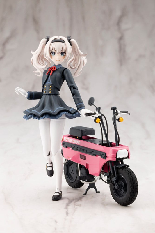 Sousai Shojo Teien Plastic Model Kit 1/10 Emma Koishikawa Nocturne with Honda AB12 Motocompo 14 cm 1