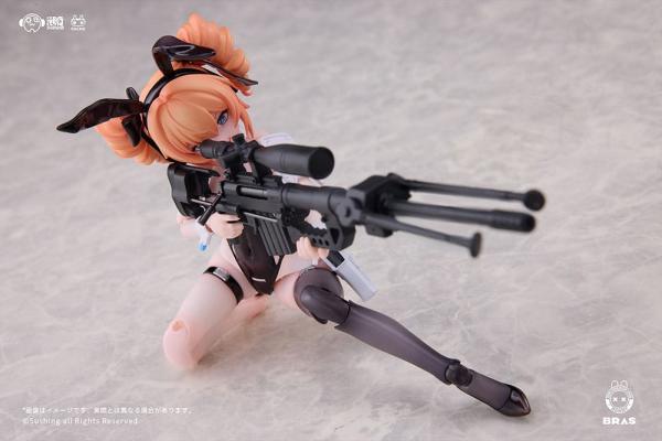 Bunny Rapid Action Squad Action Figure Kit 1/12 Sniper Leoni 15 cm