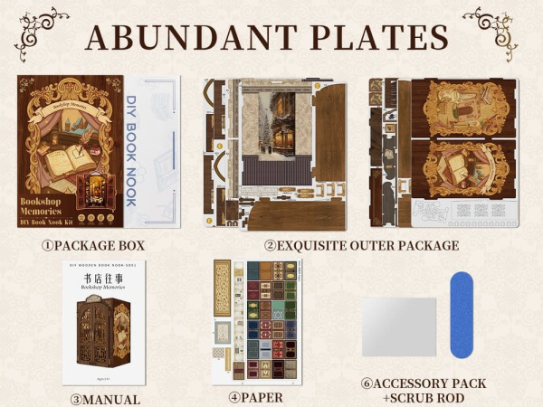 Book Nook Bookshop Memories 17 x 10 cm 8